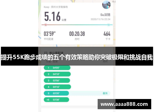 提升55K跑步成绩的五个有效策略助你突破极限和挑战自我